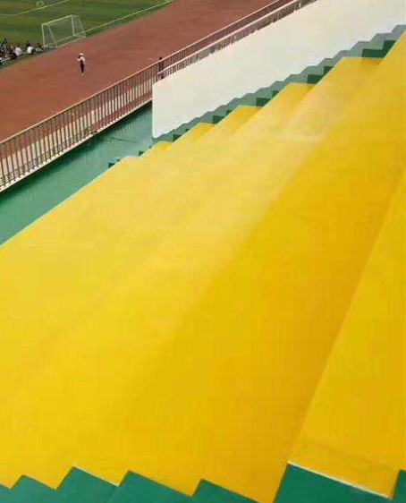 府谷球场台阶翻新修补改造